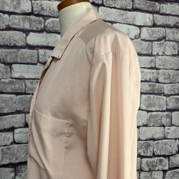 JH Collectibles Vintage Pale Pink Blouse Size 12 - Picture 5 of 10